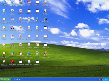 汚いディスクトップ
